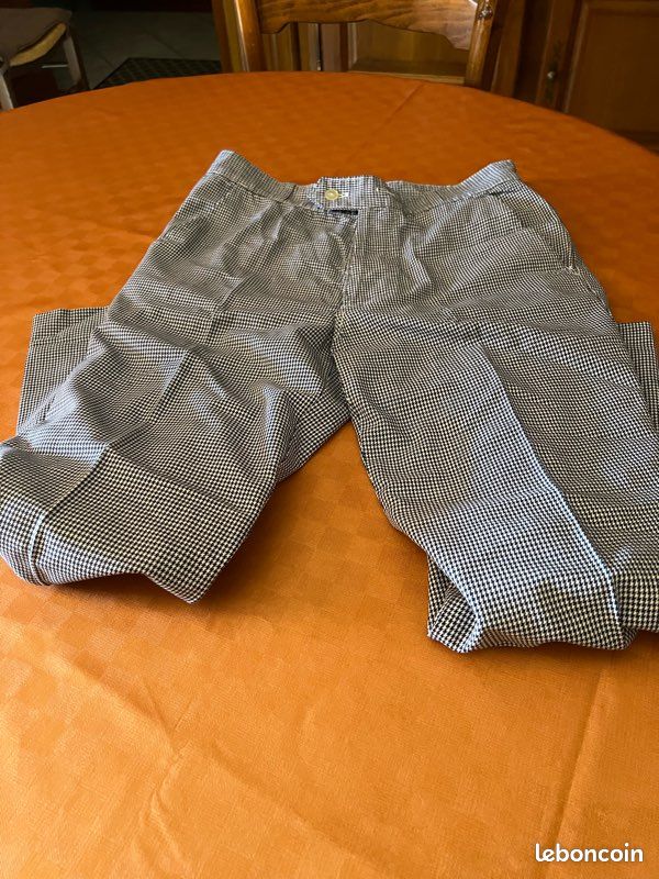 Pantalon de cuisine homme T 36 ou S (image 1)