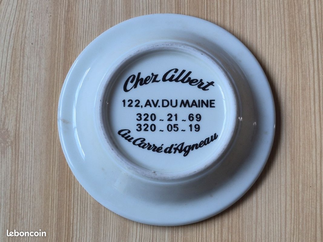 Cendrier Marocain Géant Carreaux De Ciment Bleu En Céramique