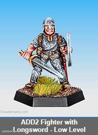 GUERRIER AVEC ÉPÉE LONGUE - Citadel - AD&D - Jeux & Jouets