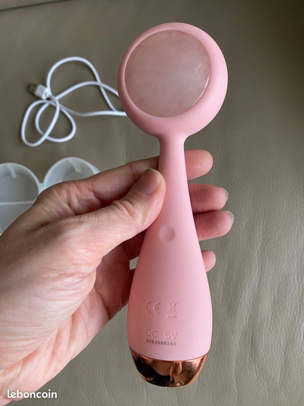 Brosse nettoyante visage PMD clean pro quartz rose (image 2)