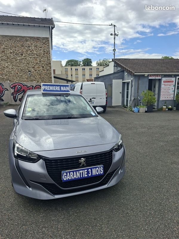 PEUGEOT 208 1,5 BLUEHDI-100 FEELNAV 2021 181KMS 1èreMAIN 6500E TVA RÉCUPÉRABLE (image 2)