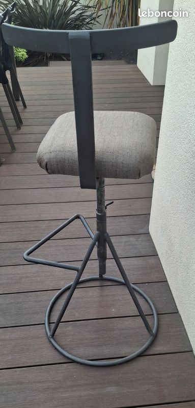 Tabouret/chaise haute industriel d’usine vintage (image 6)
