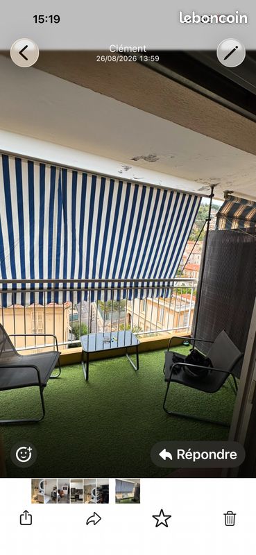 Appartement 2 pièces 40 m² · à Nice · 40 m² · 1 040 €/mois