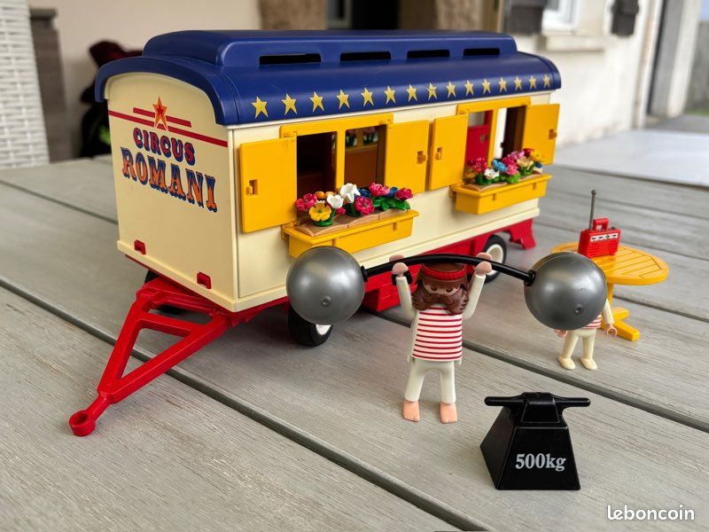 Playmobil 3727 Roulotte Cage aux Fauves Cirque Circus ROMANI Boîte Vintage | eBay