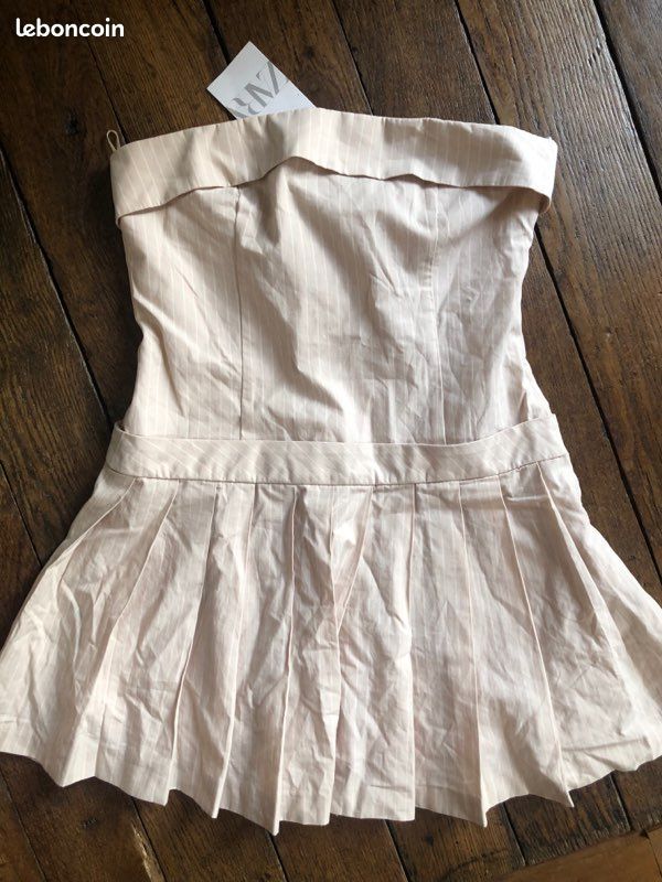 Robe bustier rayée Zara TM Vêtements
