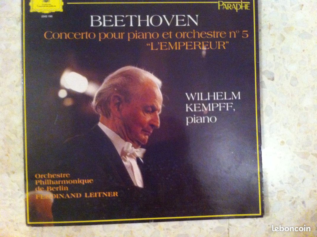 Beethoven concerto piano n°5 l'empereur 1982 (image 1)