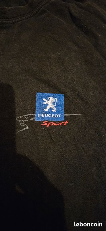 T-shirt noir | Femme taille M | Marque Peugeot sport (image 2)