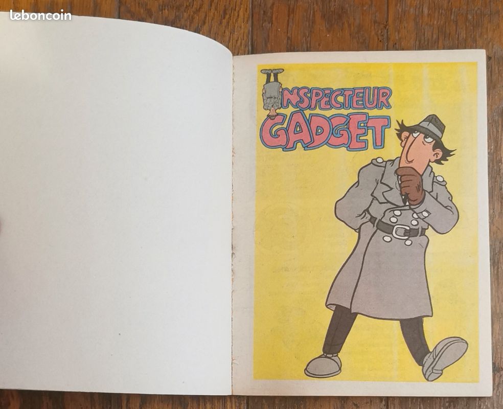 ANCIEN VERRE À moutarde INSPECTEUR GADGET dessin animé 10cm vintage
