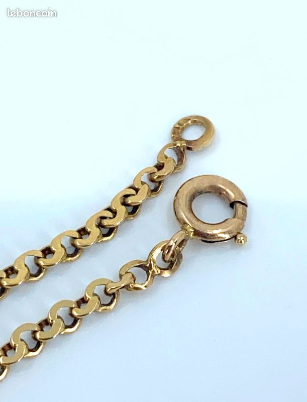 Chaine Mailles Infinity Plates Or Jaune (image 2)