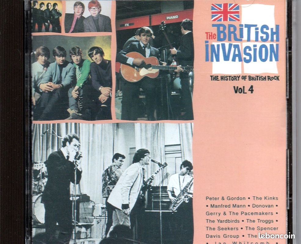 The BRITISH INVASION - The history of british rock Vol 4 - CD (image 1)