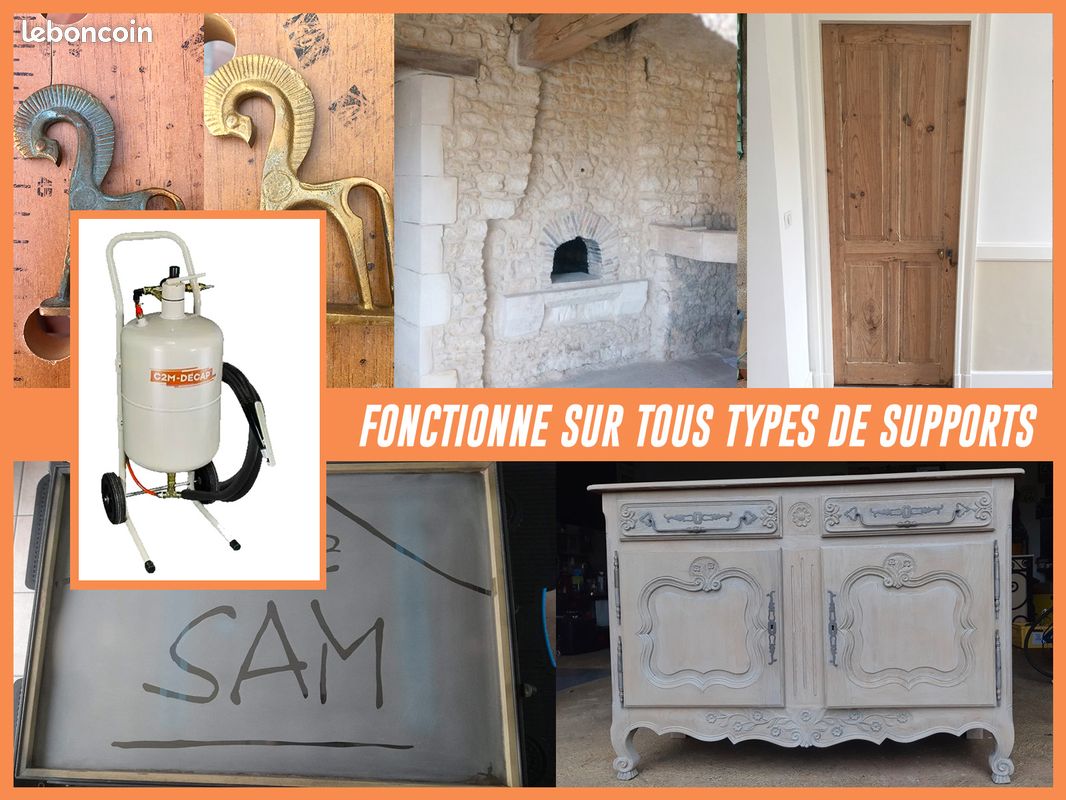 Sableuse C2M ECO – AEROCAP pour Décapage Bois, Métal, Pierre (image 5)