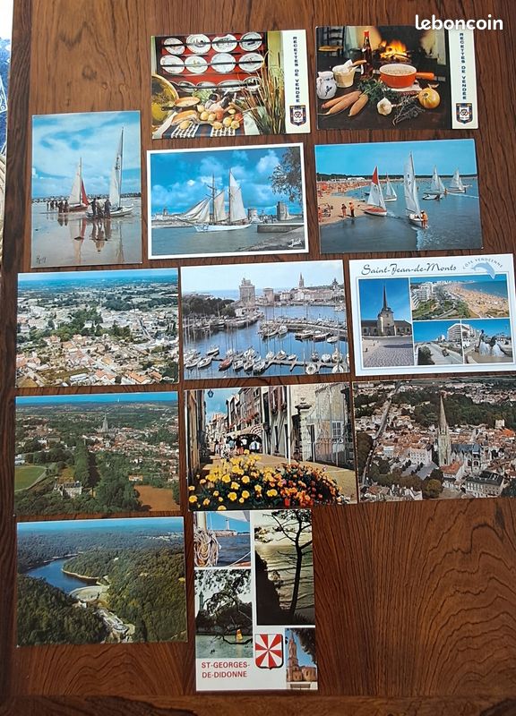 Lot cartes postales Vendée (image 1)