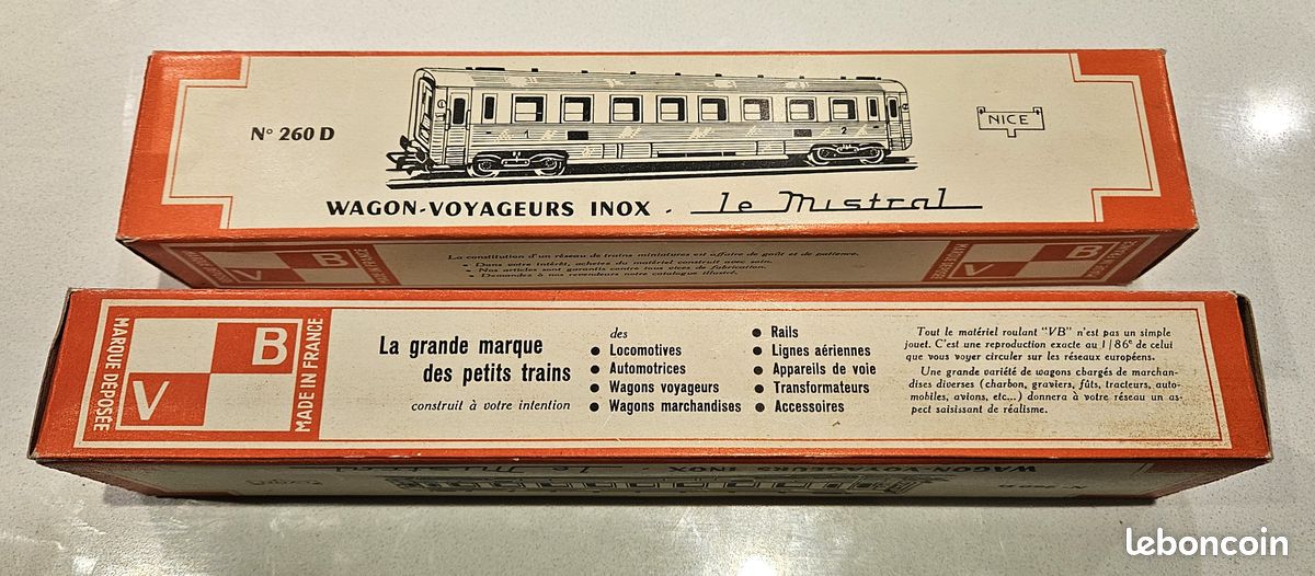 VB WAGON VOYAGEURS Inox Type Budd N⁰260 EUR 28,00 - FR VB WAGON VOYAGEURS Inox Type Budd N⁰260 EUR 28,00 - FR