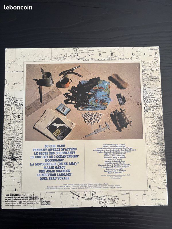 Vinyle 33T ANTOINE - Quel beau voyage (image 2)