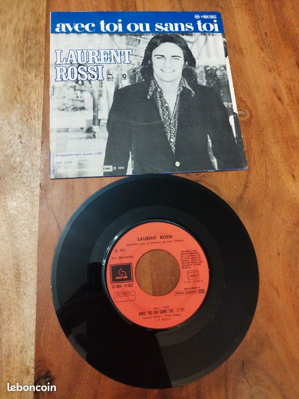 Laurent Rosso Jolie baby Blue 45t (image 2)