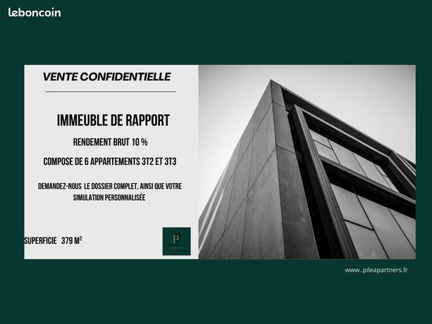Immeuble 379 m² Segonzac
