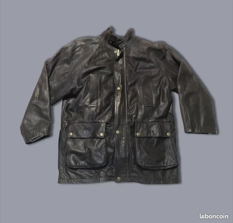 Blouson cuir Redskins (image 1)