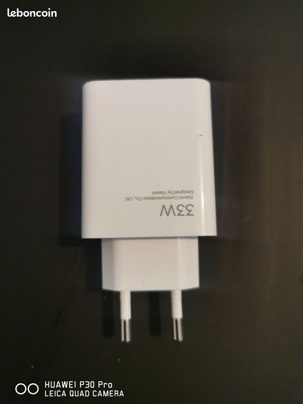 Adaptateur Chargeur Xiaomi original 33W (image 1)