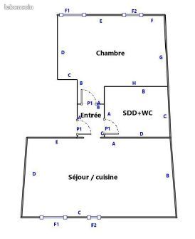 Appartement 2 pièces 47 m² · à Castres · 47 m² · 560 €/mois