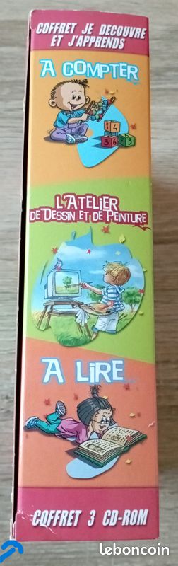 Coffret 3 Cd-rom Je découvre et j'apprends à compter, l'atelier de dessin et de peinture, à lire (image 4)