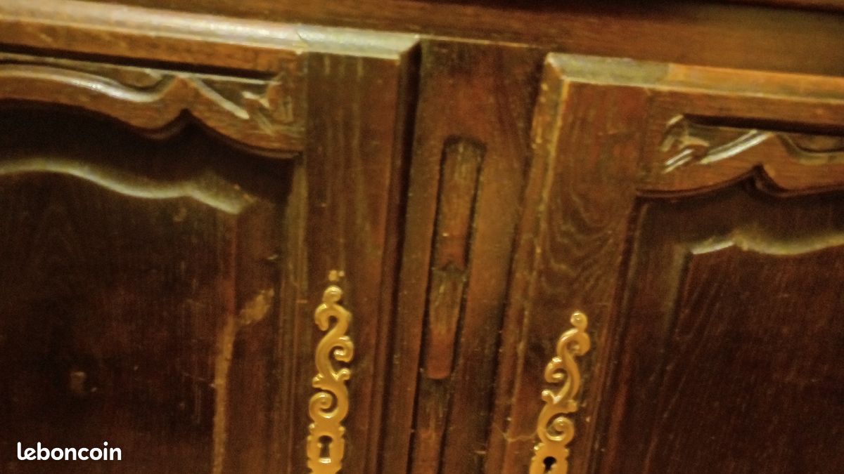 Buffet bas 2 tiroirs en haut et 2 portes en bas (image 3)