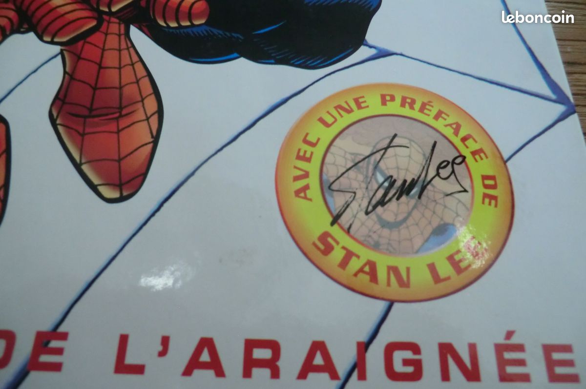 Gros album bd comics spiderman l 'encyclopédie de l 'araignée preface de stan lee (image 3)