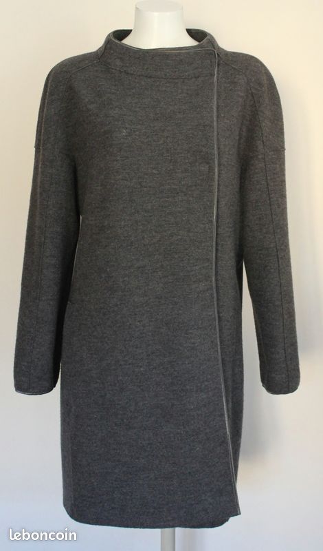 Tf14 Manteau gris CLAUDE MONTANA T.42 (image 1)