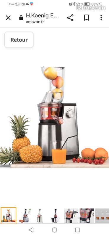 Extracteur de jus HKoening comme NEUF (image 2)