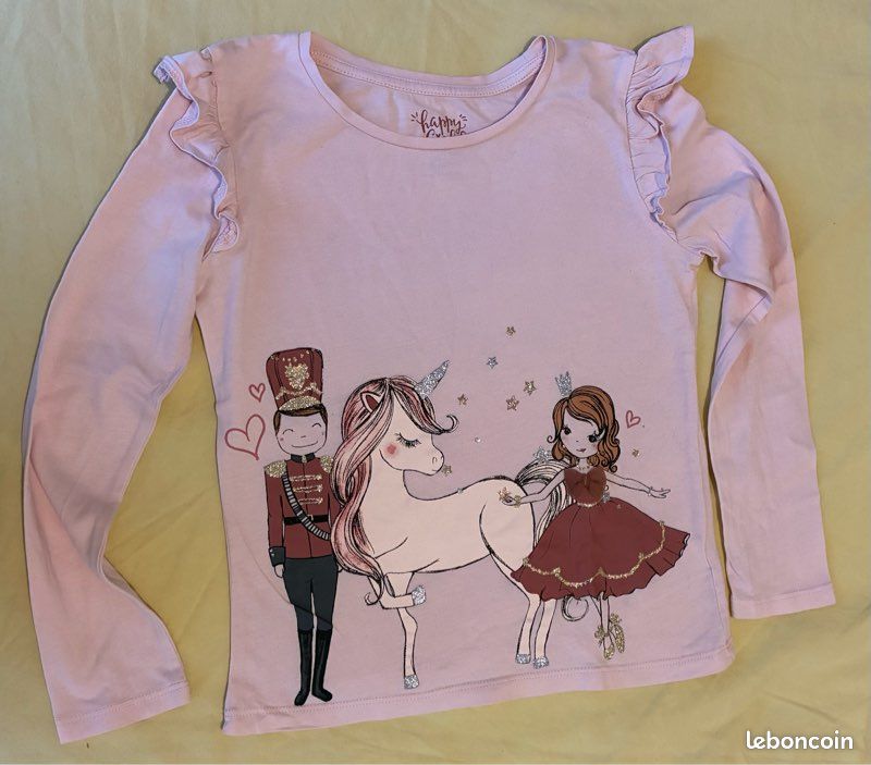 T-shirts fille manches longues 8 ans (image 4)