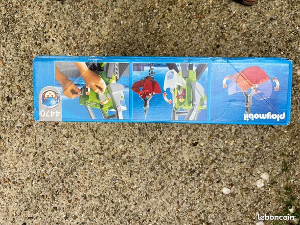Playmobil Grue Portuaire Vintage 4470, Avec Docker Et Bateau Colines