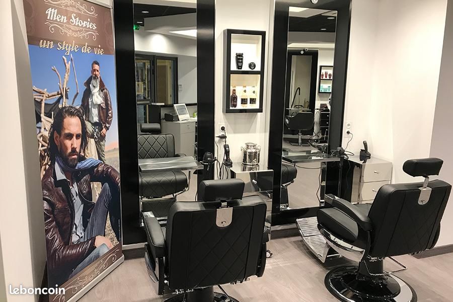 Miroir Poste de coiffure pietranera noir et alu mobilier salon de coiffure (image 4)
