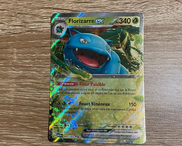 Coffret Pokémon Florizarre Ex 003/165 – Myboost X Écarlate Et Violet 3.5 – 10 Cartes Françaises Neuves, Sans Doublons – Cadeau Collectionneur