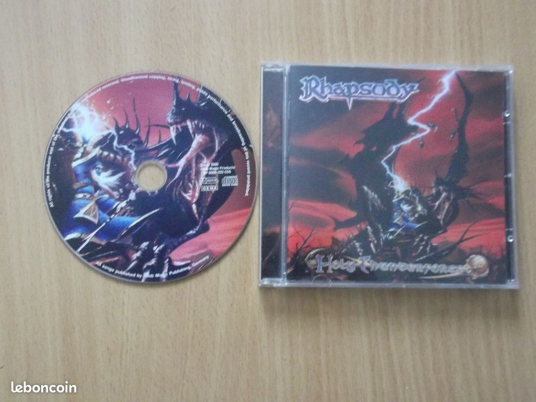 CD RHAPSODY holy thunderforce (image 1)