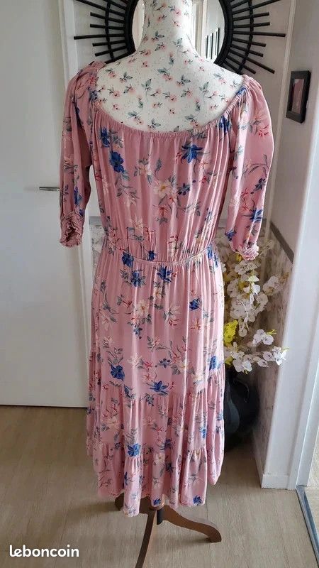 Robe Longue H&M Motif Coloré - Taille 4 - Neuve Sans étiquette - Style Maxi