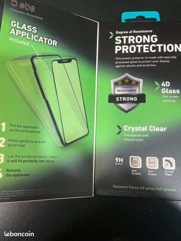 Lot De 10 Protections D'écran En Verre Trempé Pour IPhone 11, 11 Pro, 11 Pro Max, XS Max