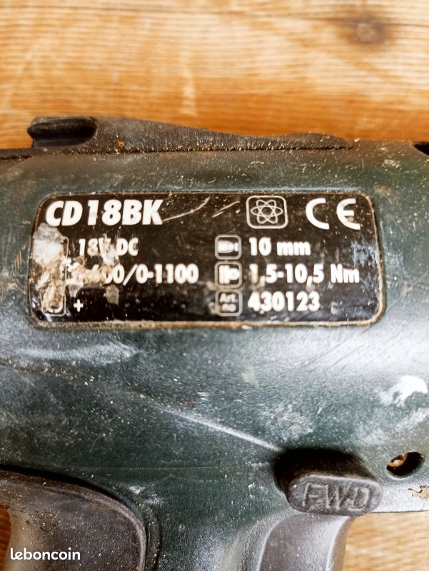Perceuse best tools CD18BK (HS batterie ?) (image 5)