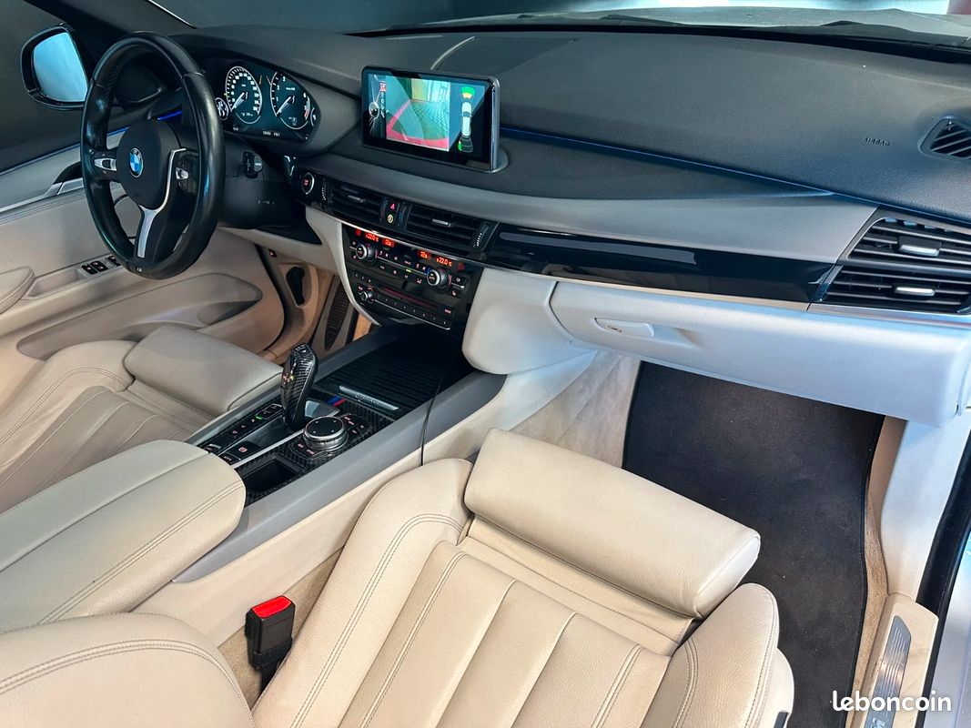 BMW X5 F15 xDrive40e 313 ch BVA8 Pack M - Caméra 360° / Apple Carplay / Toit Ouvrant (image 10)