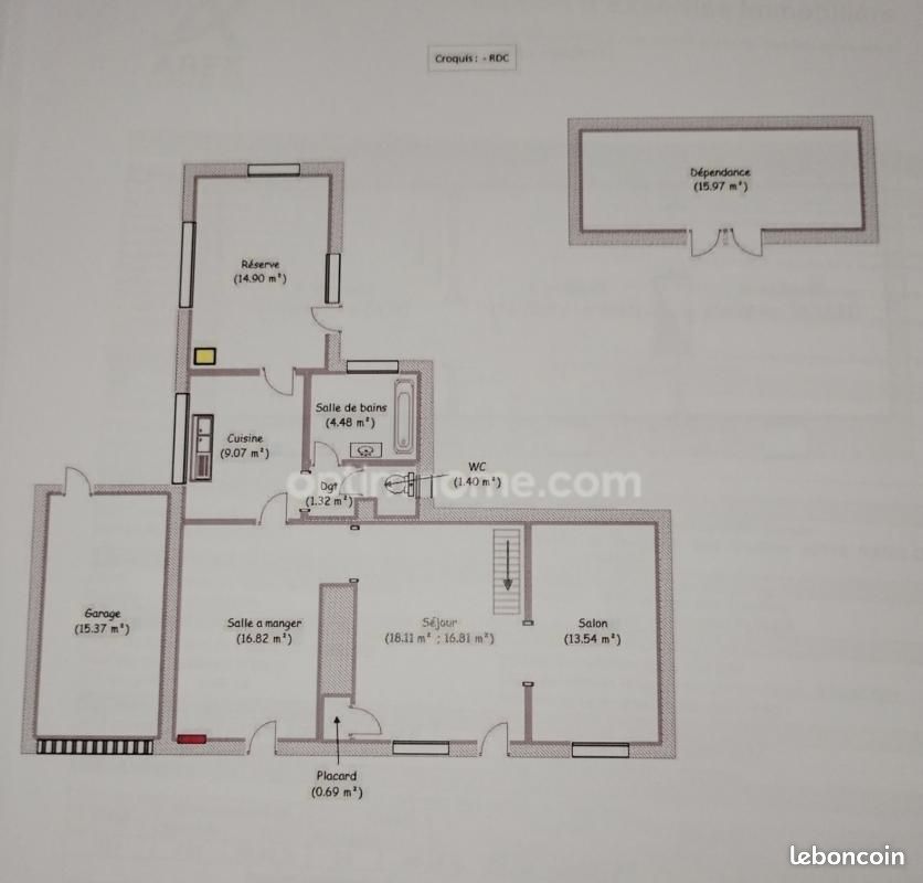 Maison 6 pièces 81 m² · à Rang-du-Fliers · 81 m² · 189 000 €