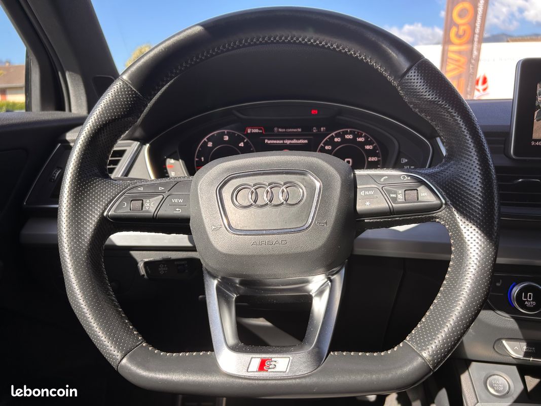 Audi q5 3.0 v6 tdi 286ch tiptronic 8 quattro s line - attelage élèctrique - carplay (image 4)