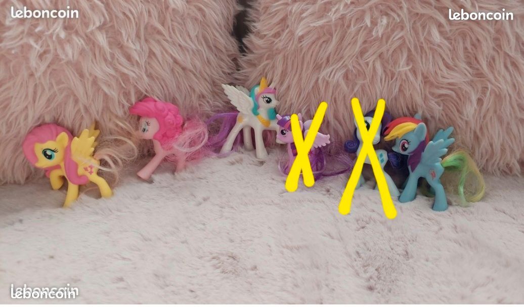 8 Figurines my little pony (dont 2 sous blister) (image 2)