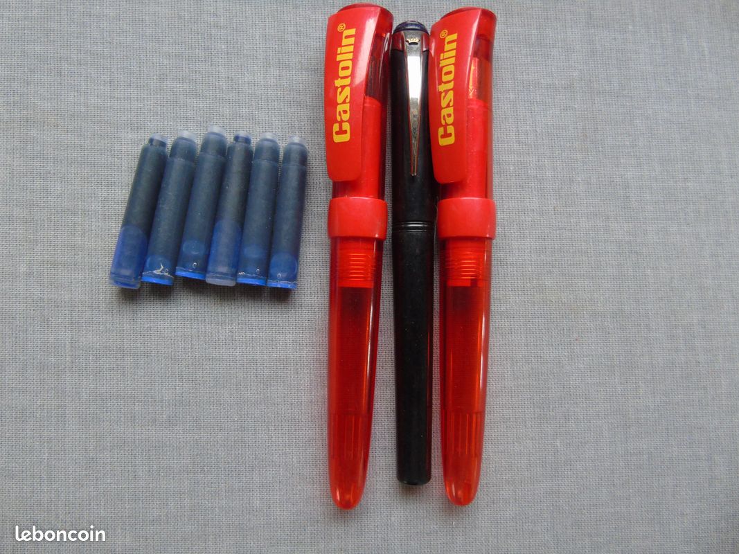 Lot De 3 Stylos Plume Calligraphie Plumix - Pointe Fine 0.44mm, Moyenne 0.58mm, Large 0.70mm + Index Adhésif Blumie