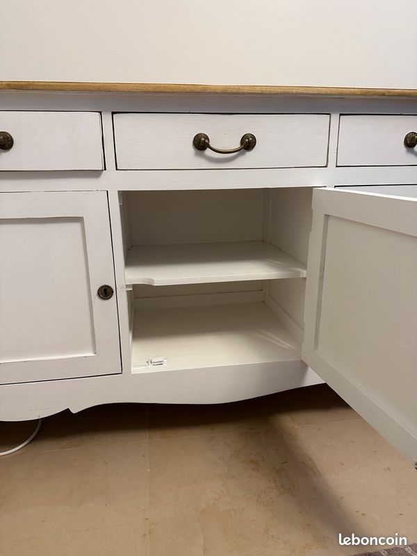 Buffet bois blanc (image 1)