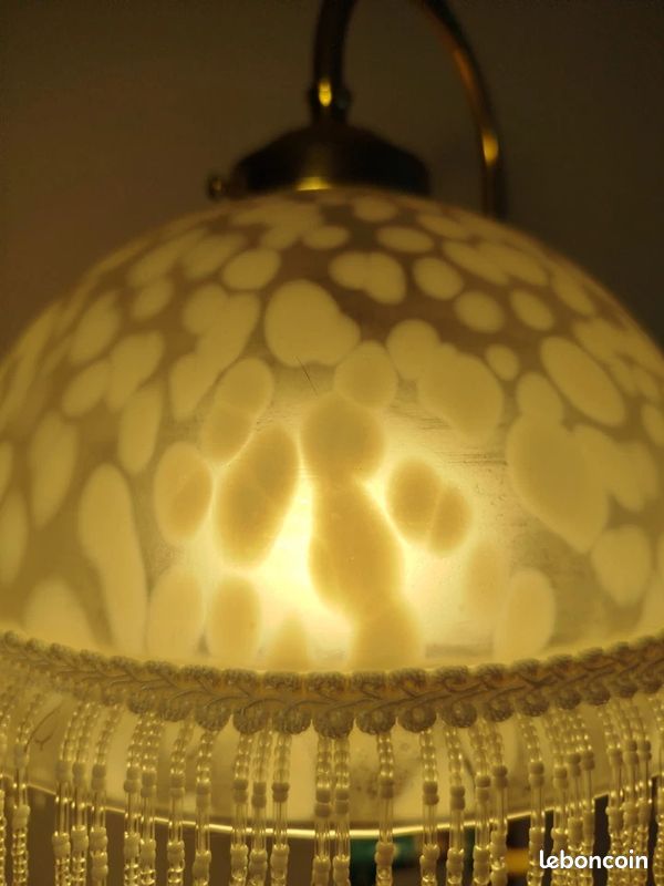 Rare balleste art deco lampe with two dancers - Art deco