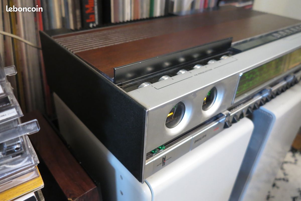 AMPLI TUNER PHILIPS 22 rh702 avec 2 enceintes philips materiel fonctionne EUR 55,00 - FR
