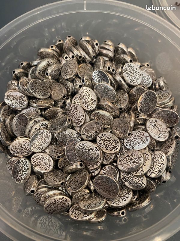 Perles argenté 500 pièces (image 1)