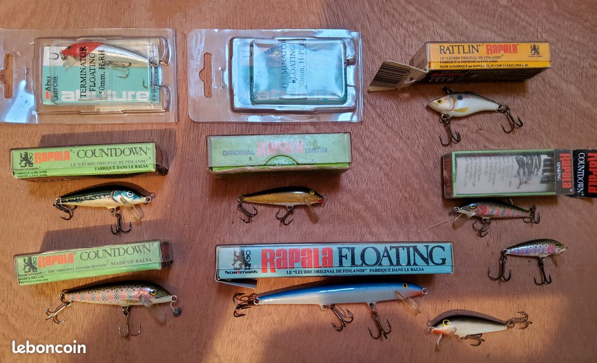 LOT DE 5 Rapala RNR 07 neufs sans leurs boîtes EUR 22,00 - PicClick FR