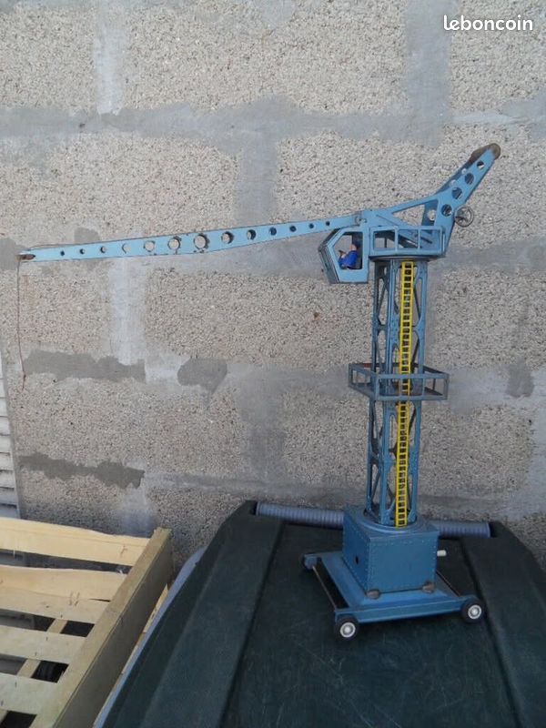 Jouet Ancien Grue Joustra A Restaurer • EUR 15,00 - FR