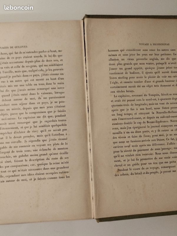 Livre ancien Le voyage de Gulliver (image 4)