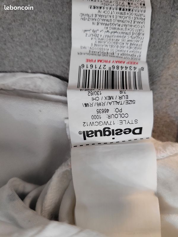 Tunique Ou Haut Pour Fille Desigual - Taille 7/8 Ans, Occasion Très Bon état
