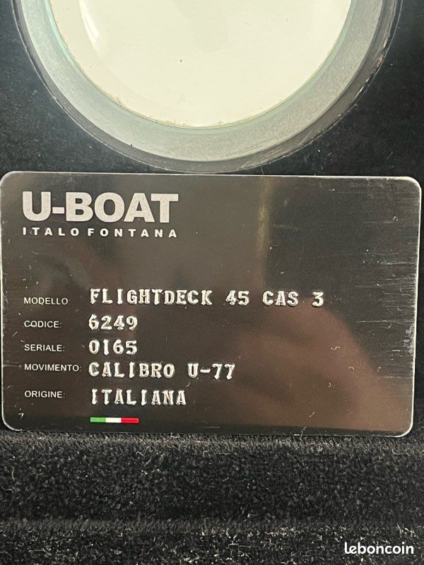 U-BOAT Italo Fontana Flightdeck 45 CAS 3 – Réf. 6249 – Full Set montre (image 2)